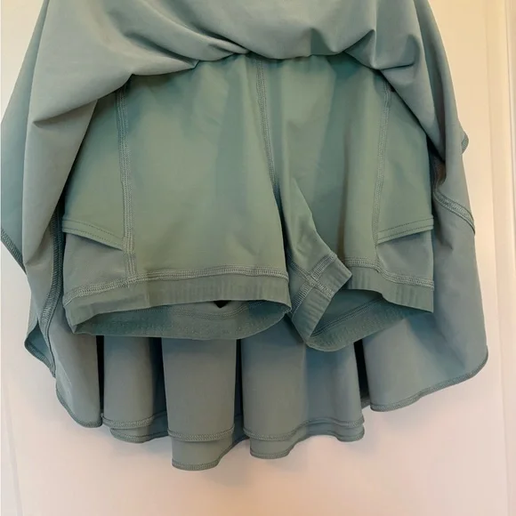 Lululemon Court Revival High Rise Skirt - Sage Green - Picture 2 of 3